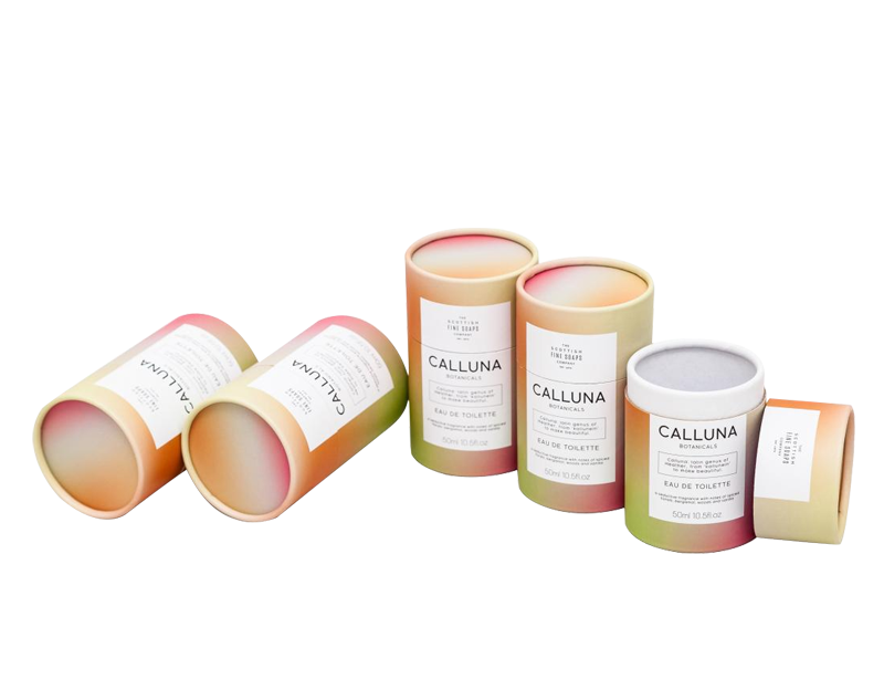 Ambalaj cu tuburi de hârtie din carton imprimat personalizat pentru parfum